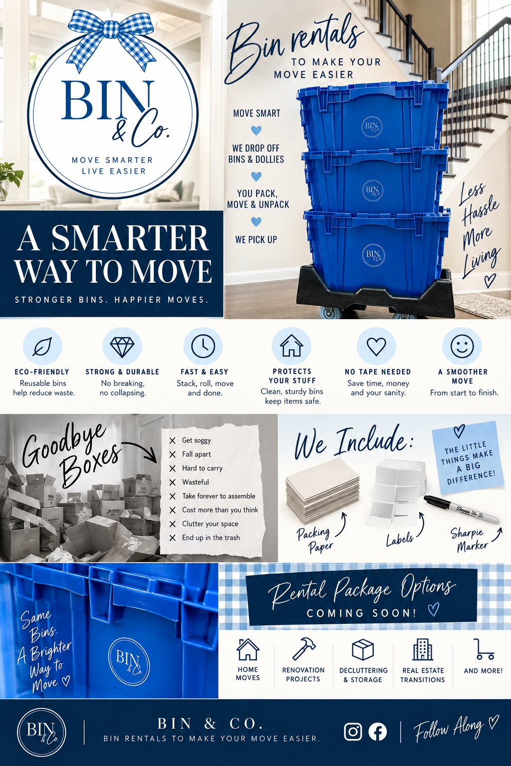 Bin & Co. bin rentals overview graphic